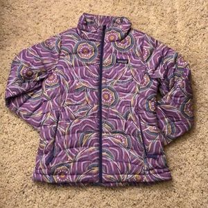 Purple Multi Color Girls Patagonia Puffer Size 10